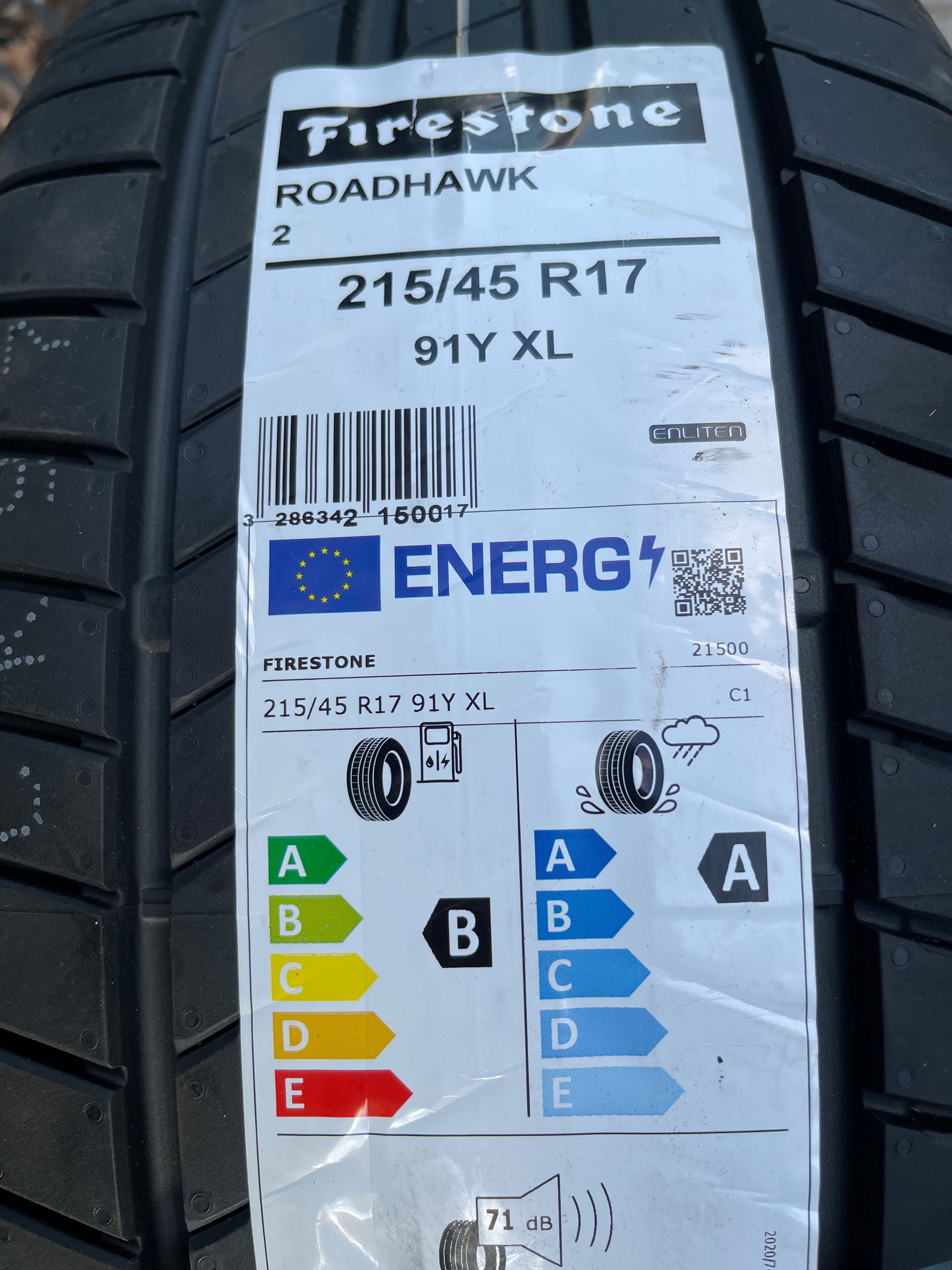 Opona Firestone Roadhawk 2 -215/45 R17 NOWA!!! Taniej niż na Oponeo!