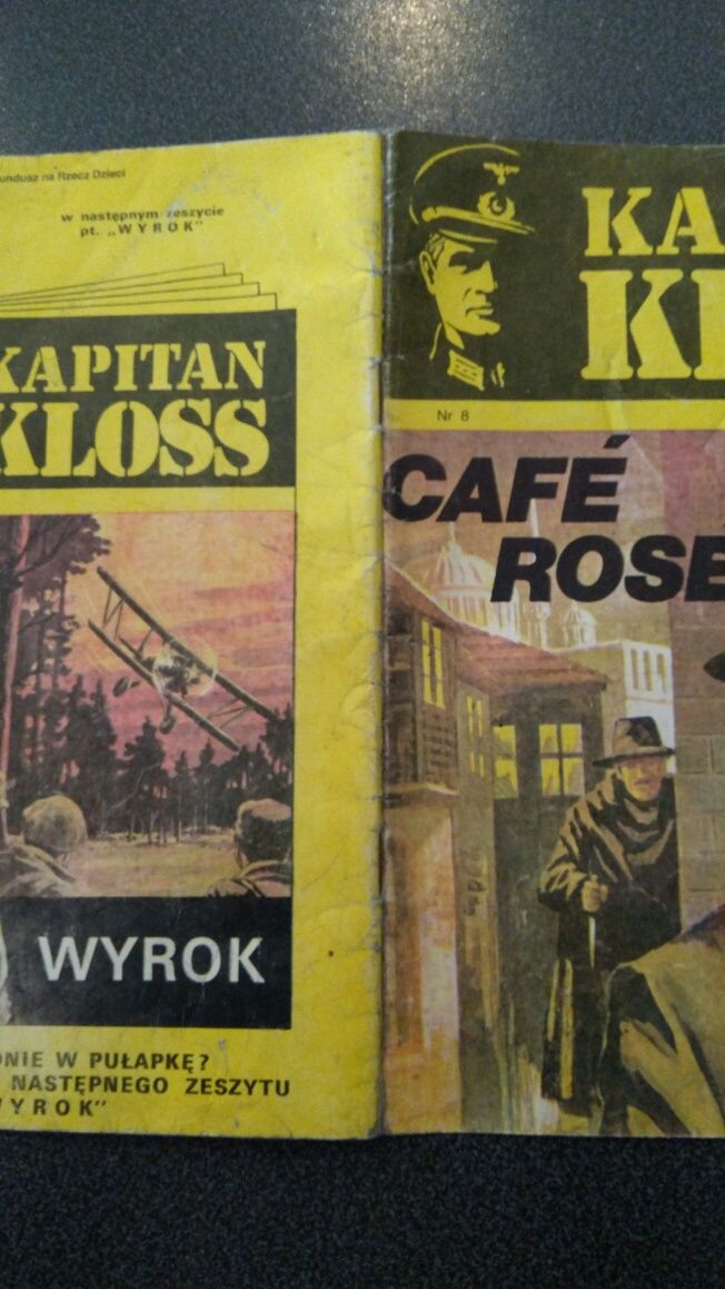 Komiks Hans Kloss Cafe Rose wydanie II 1986