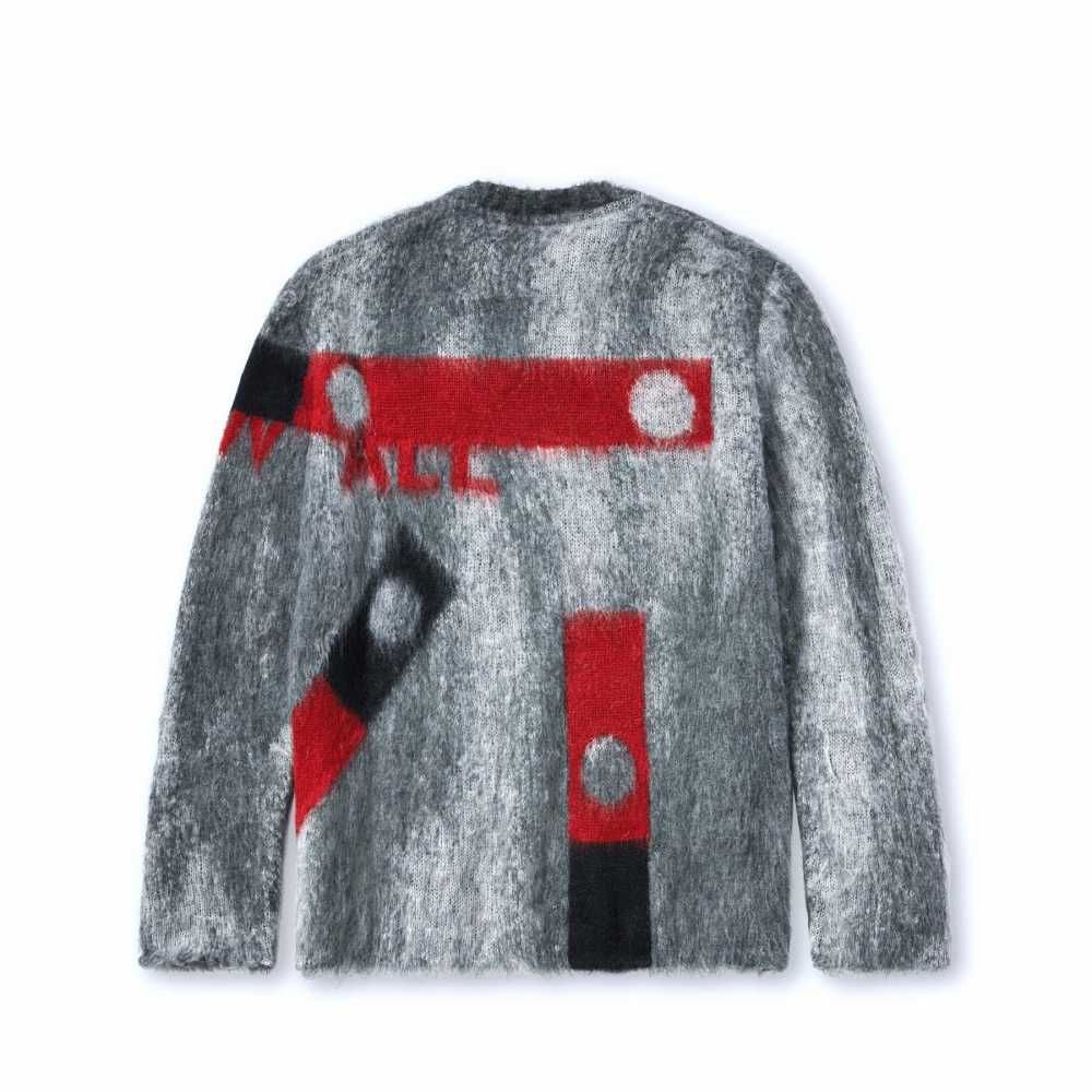 A Cold Wall* Sprayed Jacquard Knit in Iron Grey светр оригінал