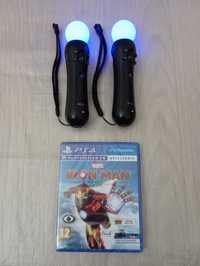 2 Comandos de movimento + Iron Man, PS4 PlayStation 4 PSVR