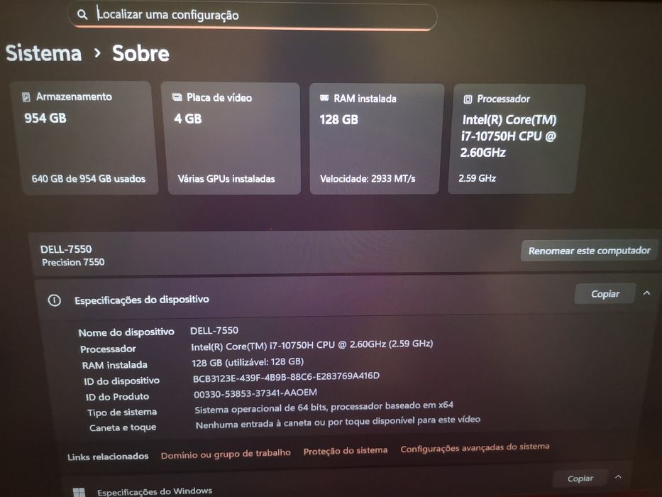 Super Laptop 128 GB RAM