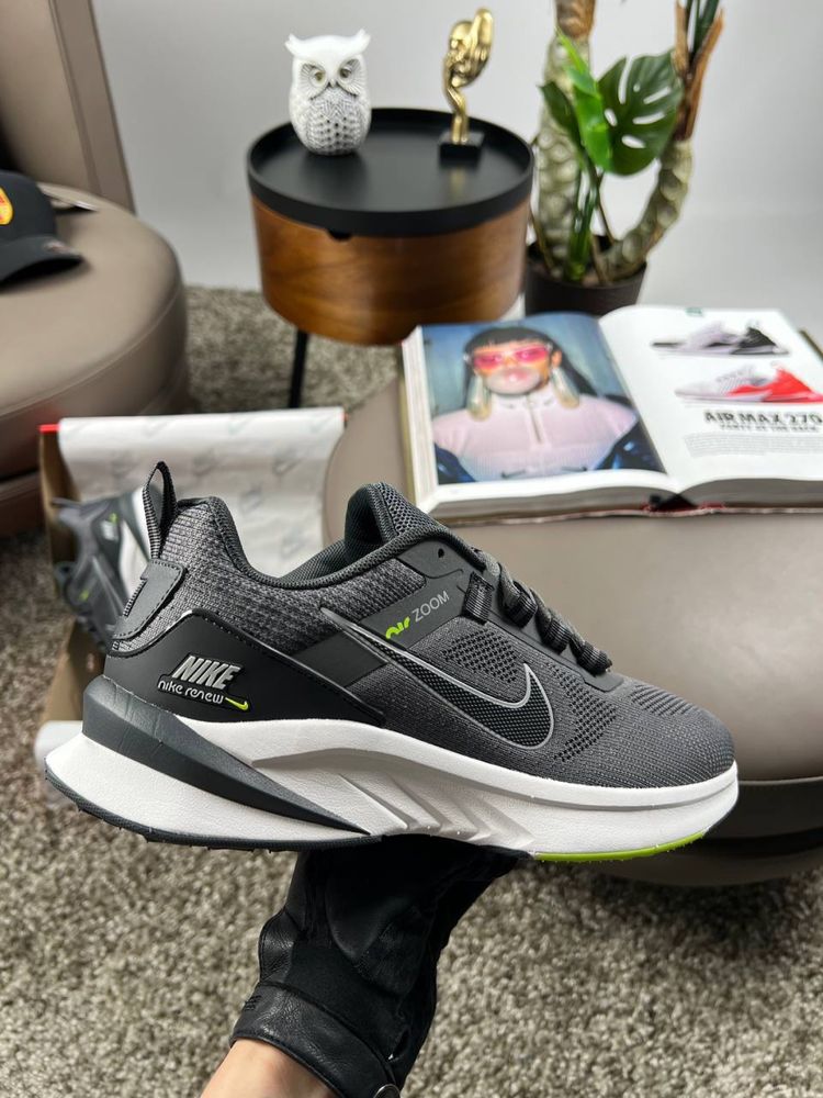 Чоловічі кросівки найк аір зум Nike Air Zoom Dark Grey Black [41-46]