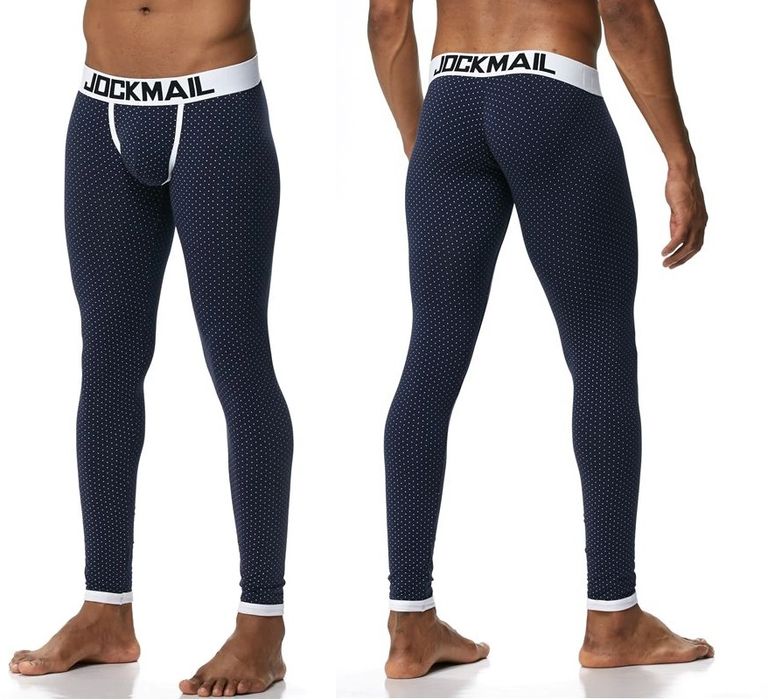 Męskie bawełniane kalesony JOCKMAIL w kropki - L