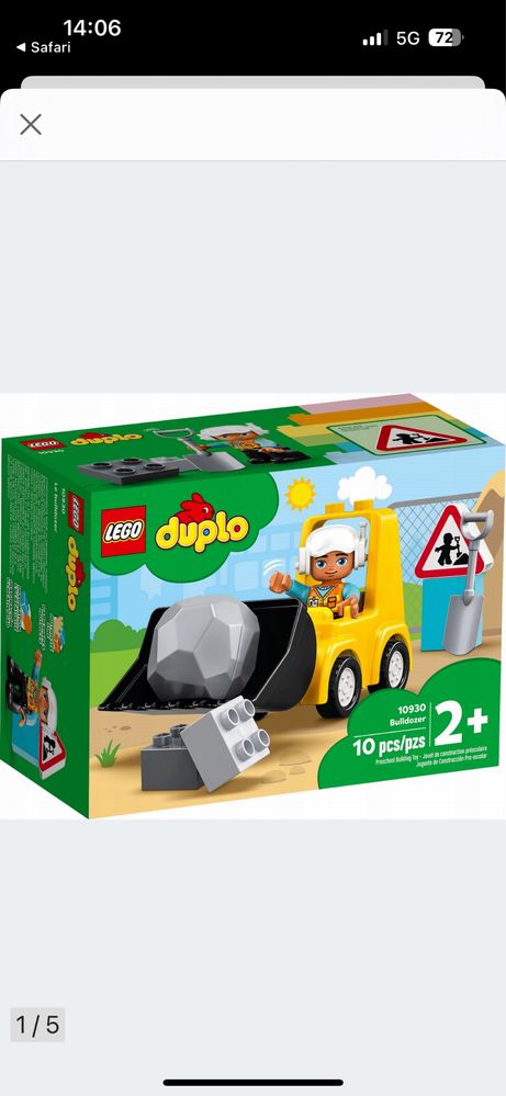 Lego Duplo buldożer
