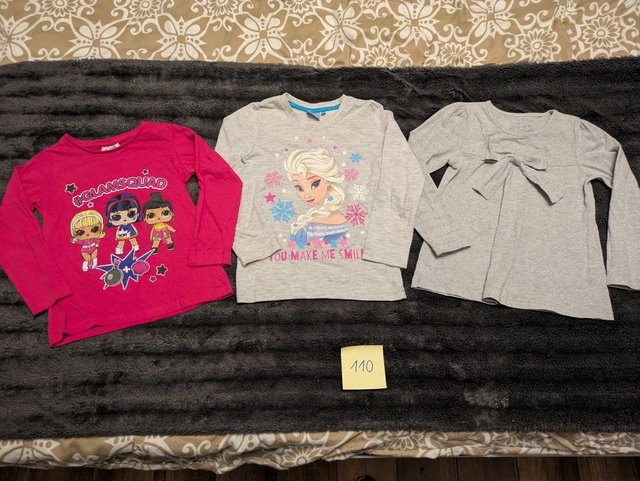 Paka ubrań zimowych dla dziewczynki rozmiar 110