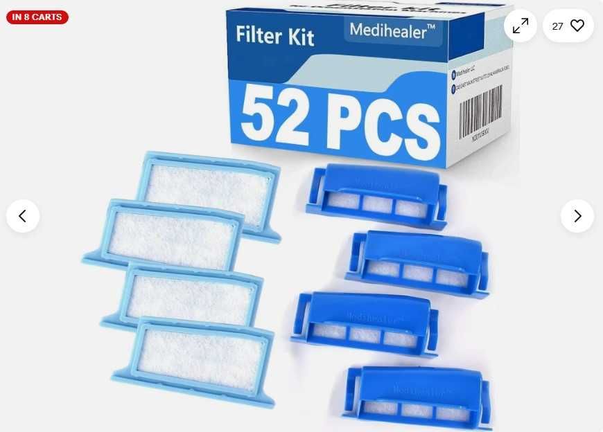 СPAP/СІПАП фільтер 26 комплектів для Philips Respironics