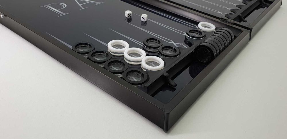 Нарды алюминиевые. Дизайн на заказ. Подарок мужу. Бренд Art-limit.