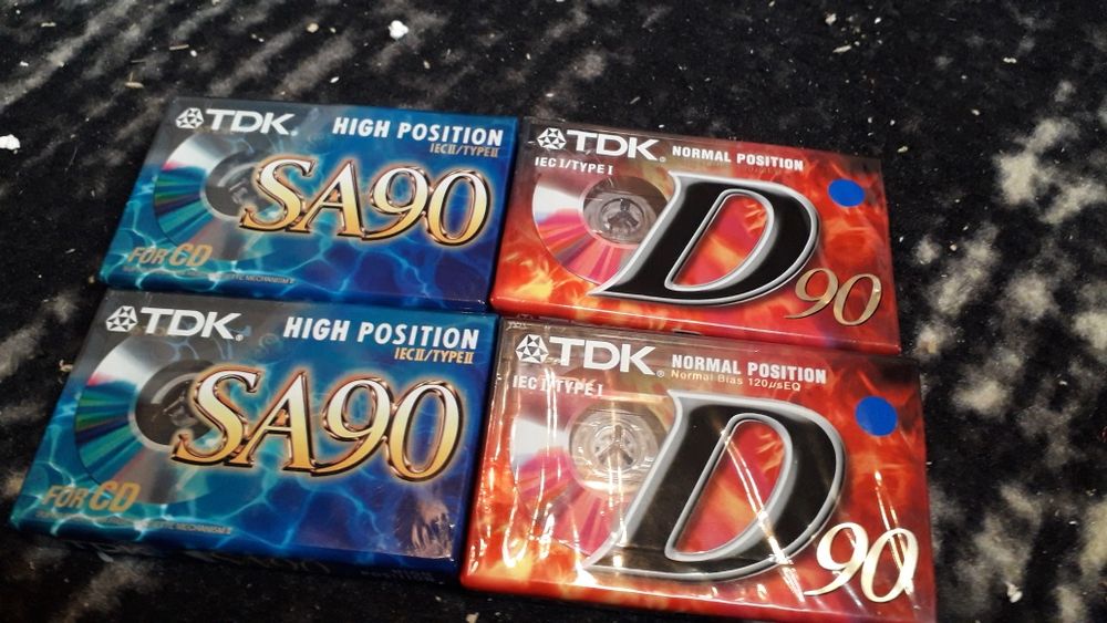 Kasety magnetofonowe tdk 90, 3 sztuki
