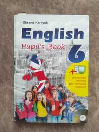 Англійська мова Карпюк підручник 6 клас