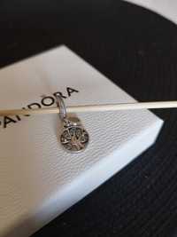 Pandora tt charms zawieszka srebrny złoty