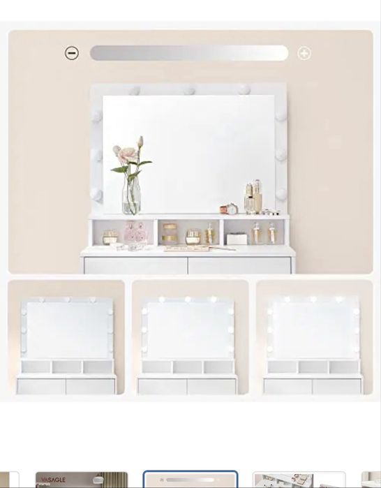 Toucador com Espelho e Luz Led