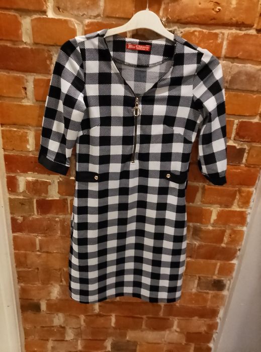 Sukienka damska w krate