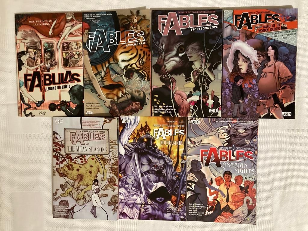 Coleção Fables - Primeiros 14 Volumes