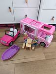 Zestaw Barbie Kamper Auto