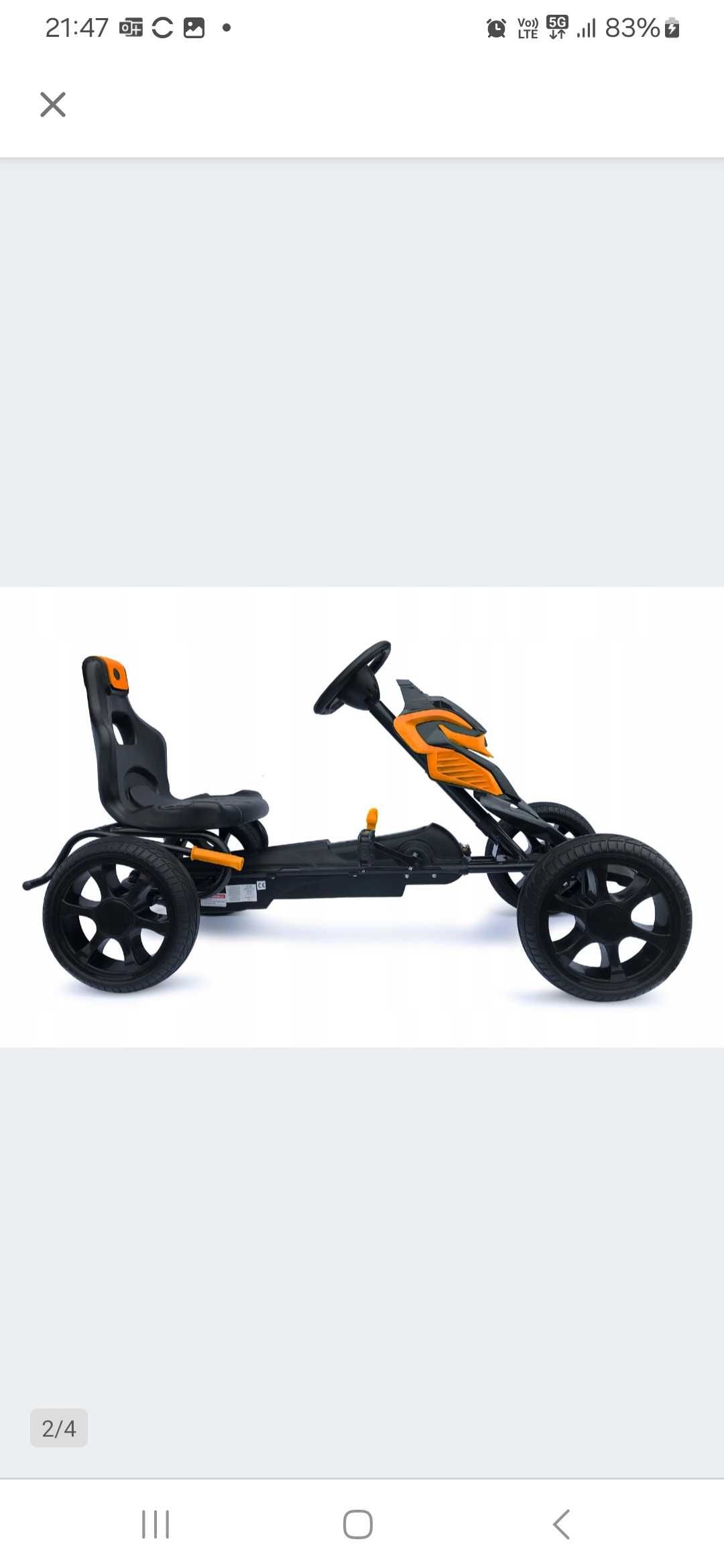 Gokart na pedały