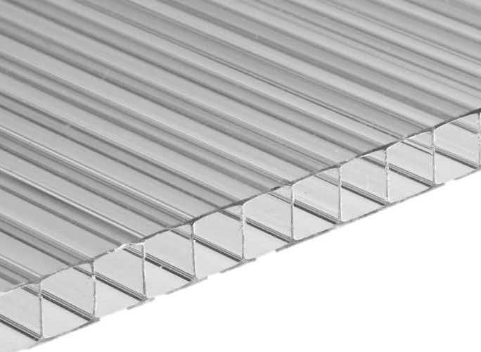 Płyta poliwęglan komorowy 10mm bezbarwny 2,10x6m