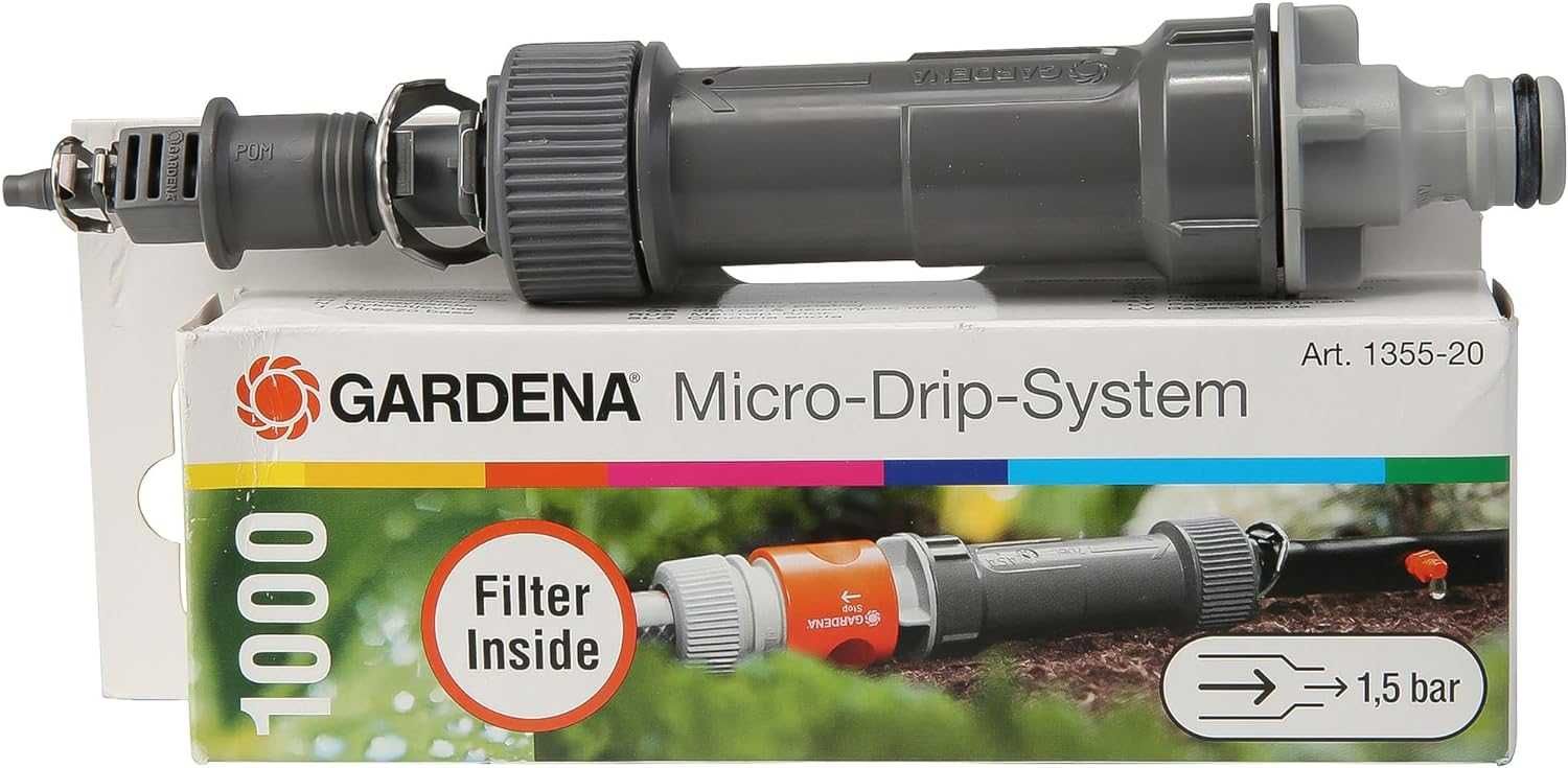 Редуктор тиску GARDENA 1355-U Master Unit для мікрокрапельної системи