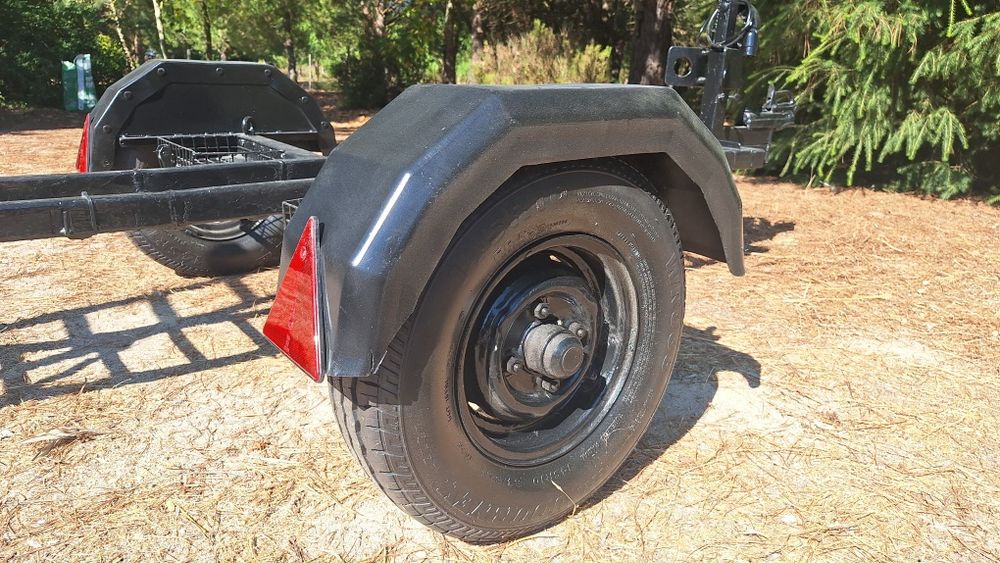 Atrelado dobrável para moto