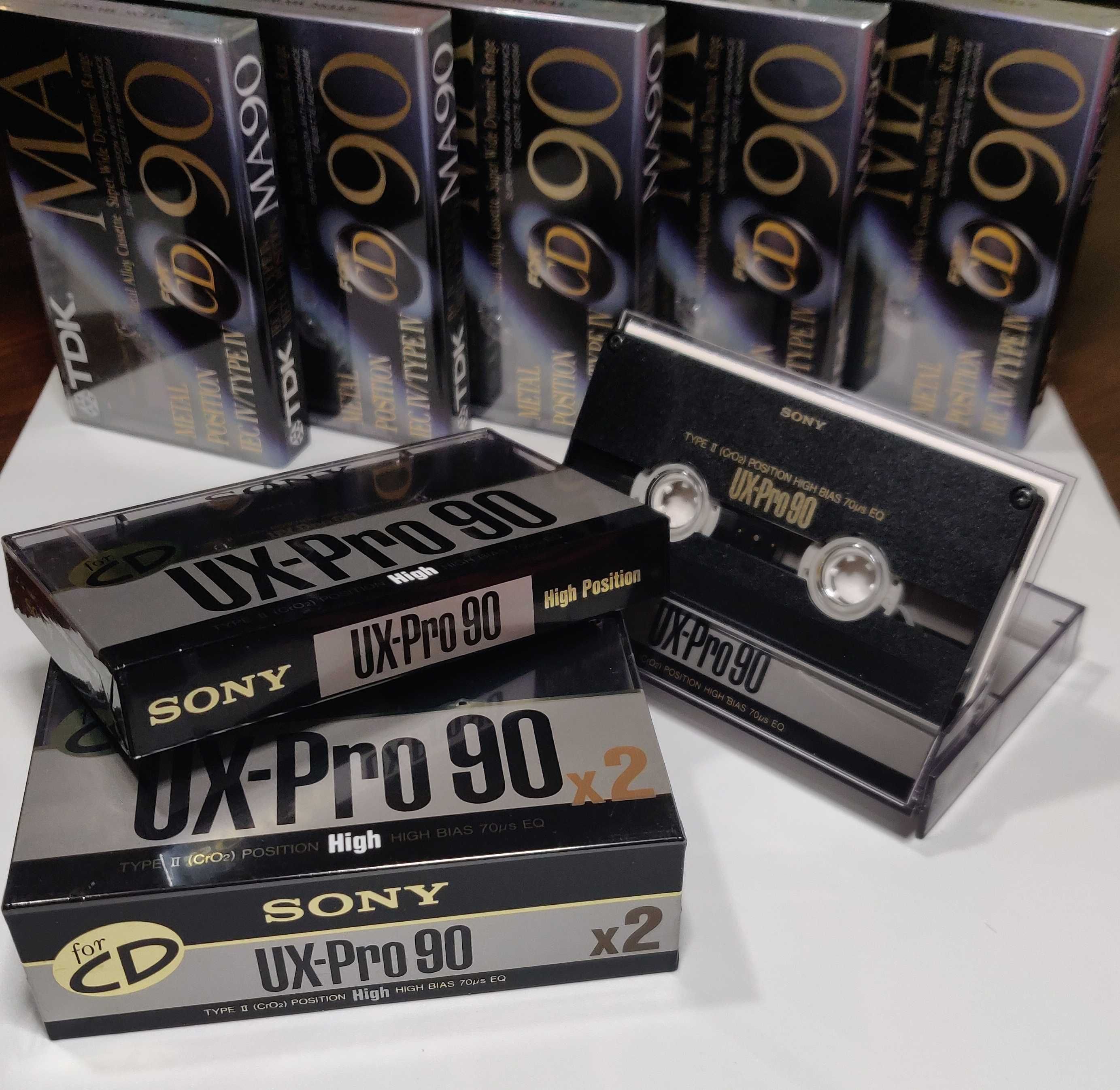 SONY UX-Pro 90 [1989 JAP] _новая аудио кассета в запечатанной упаковке