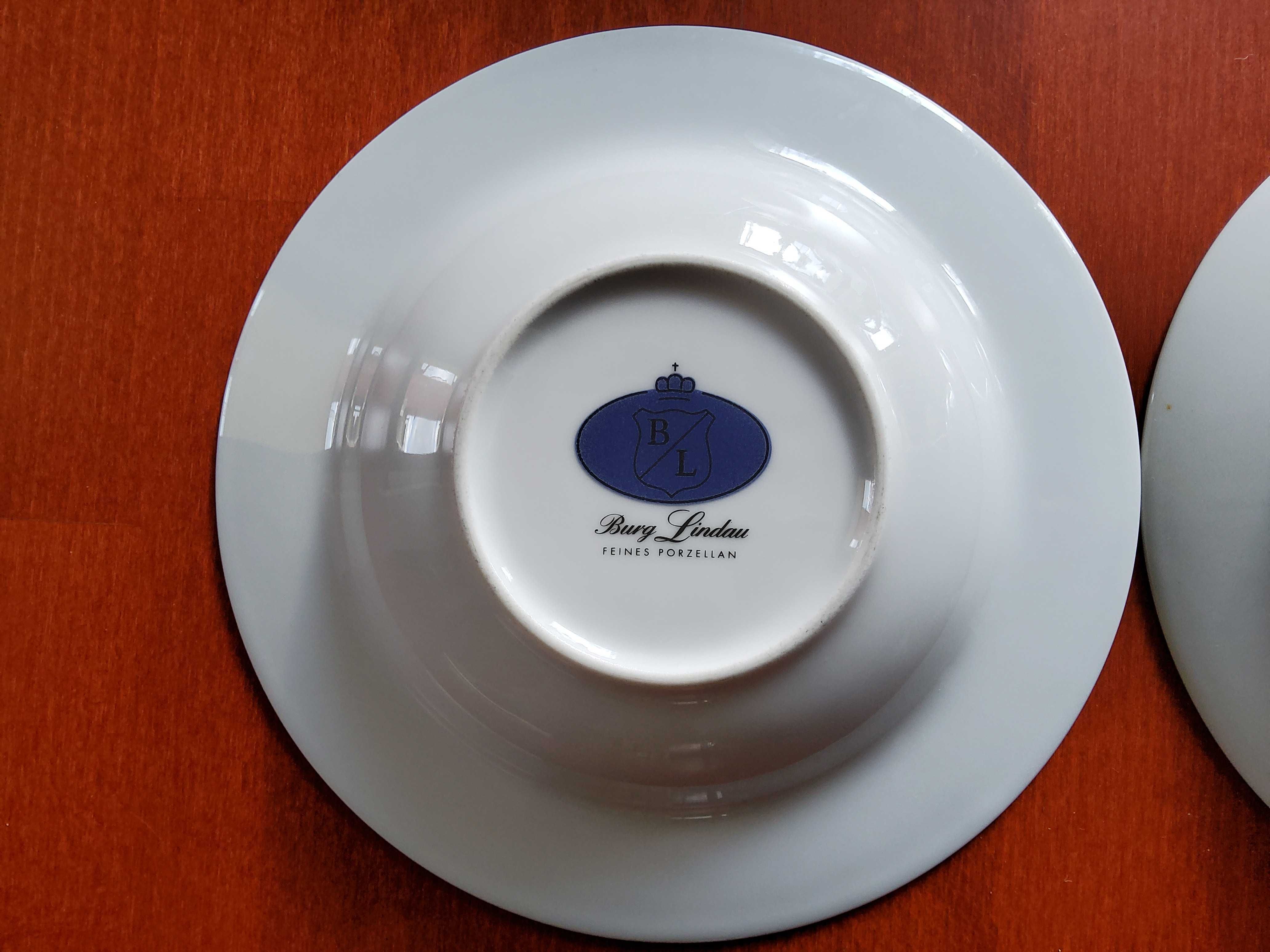 Zestaw 15 talerzy z porcelany ,,Burg Lindau "