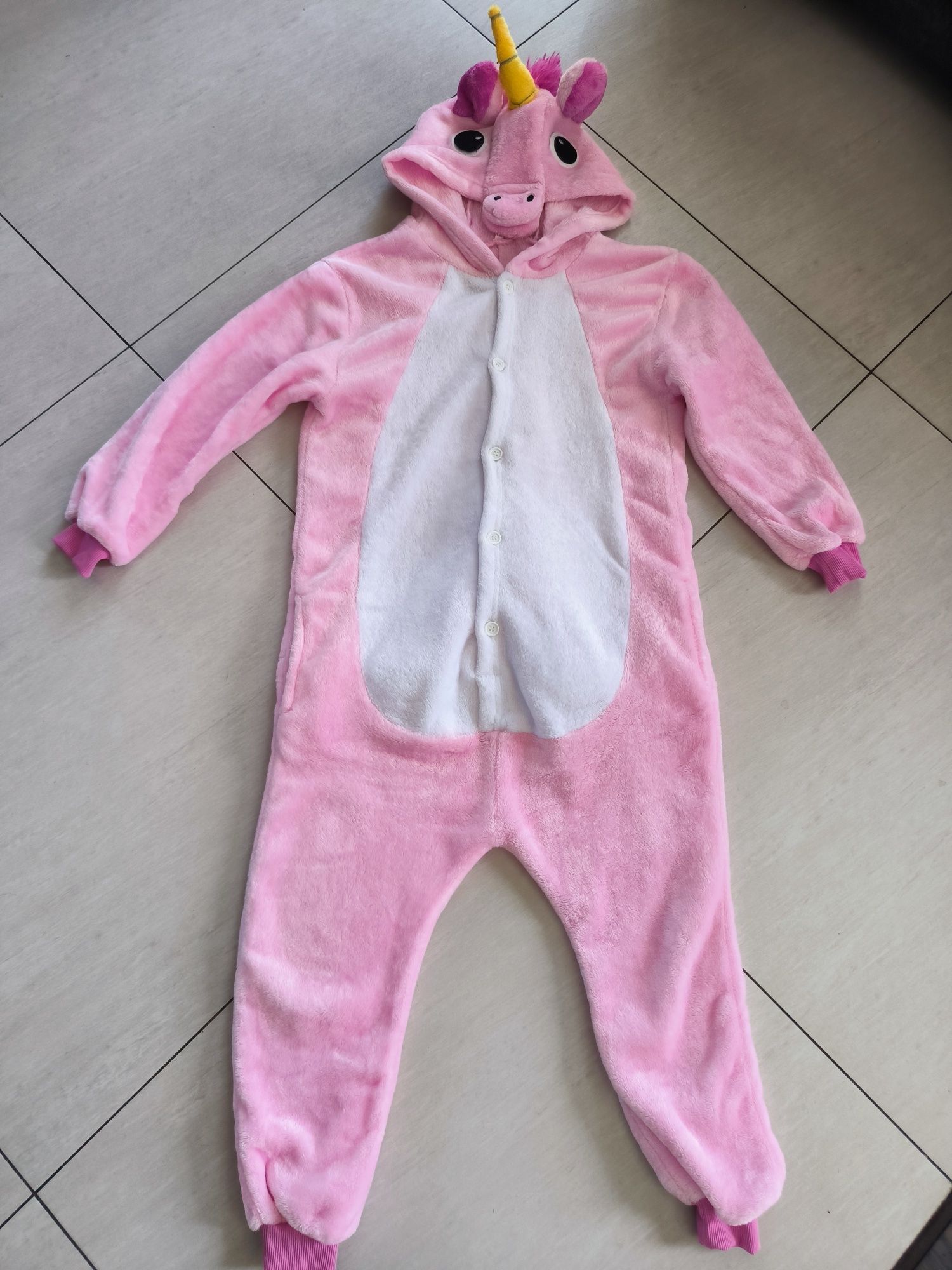 Kigurumi/piżama dziewczęca/kostium unicorm/jednorożec rozm. ok. 122/12