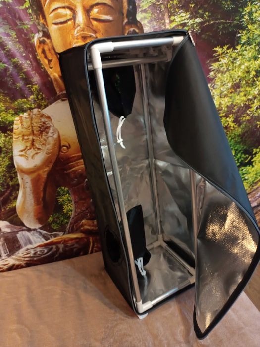 Growbox 30x30x90 tytoń zioła warzywa mylar cbd thc szklarnia foliak