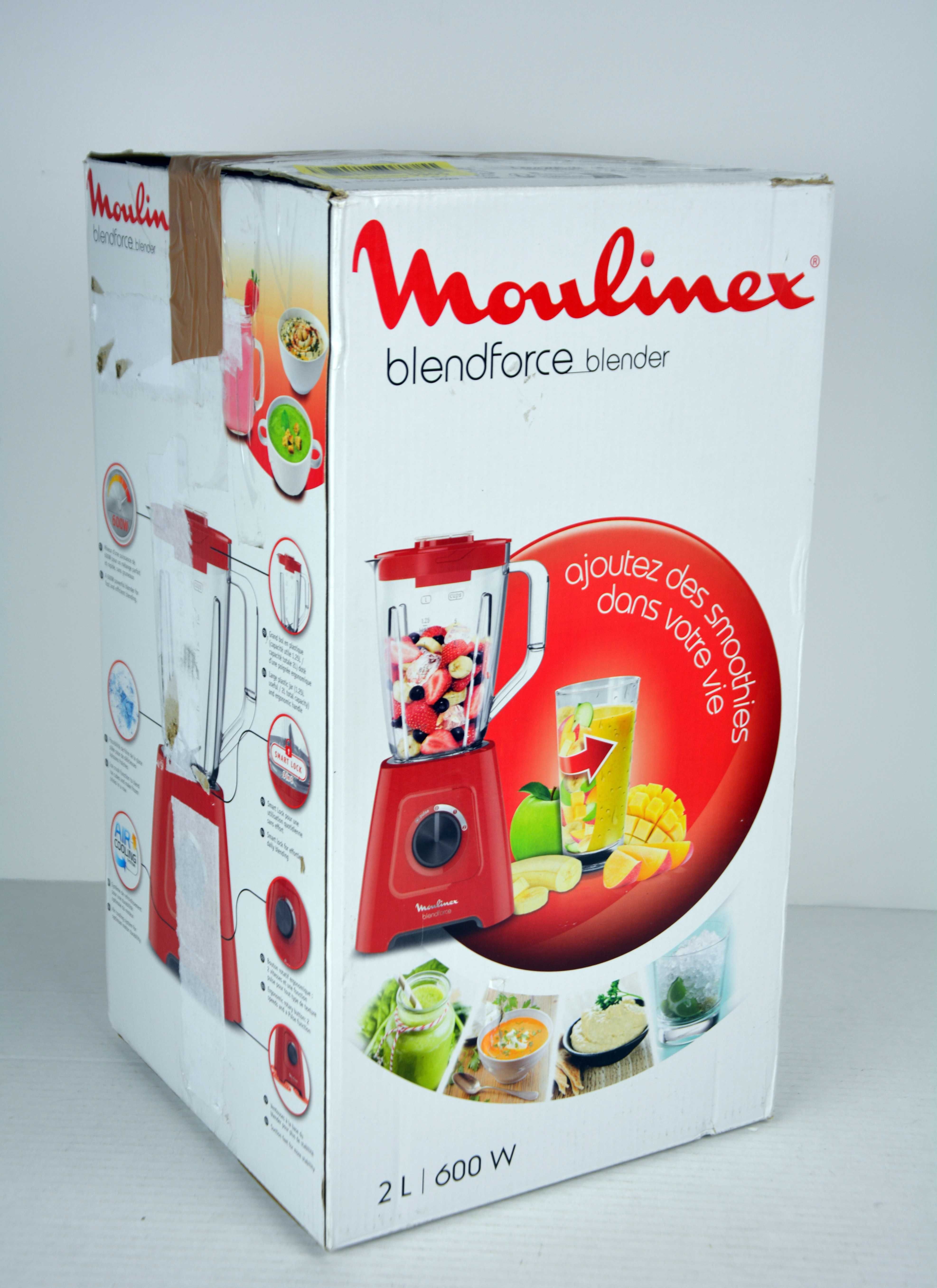 Moulinex Blender Blendforce, 600 W, 2 prędkości + funkcja pulsu, 2 l,