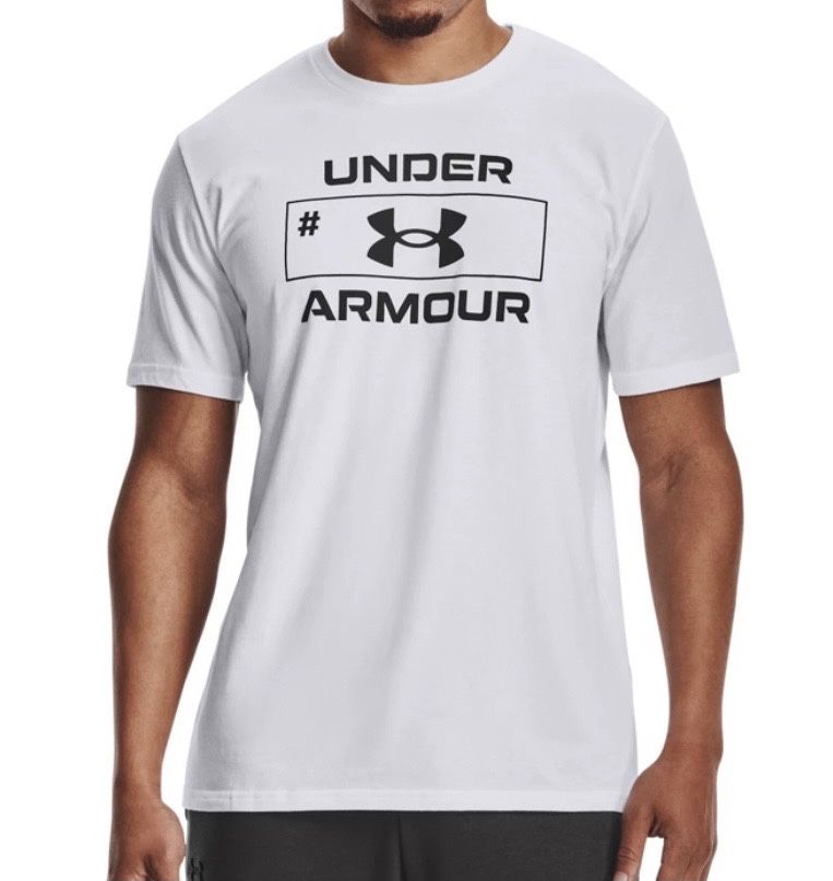 Мужские футболки Under Armour черная белая андер армор