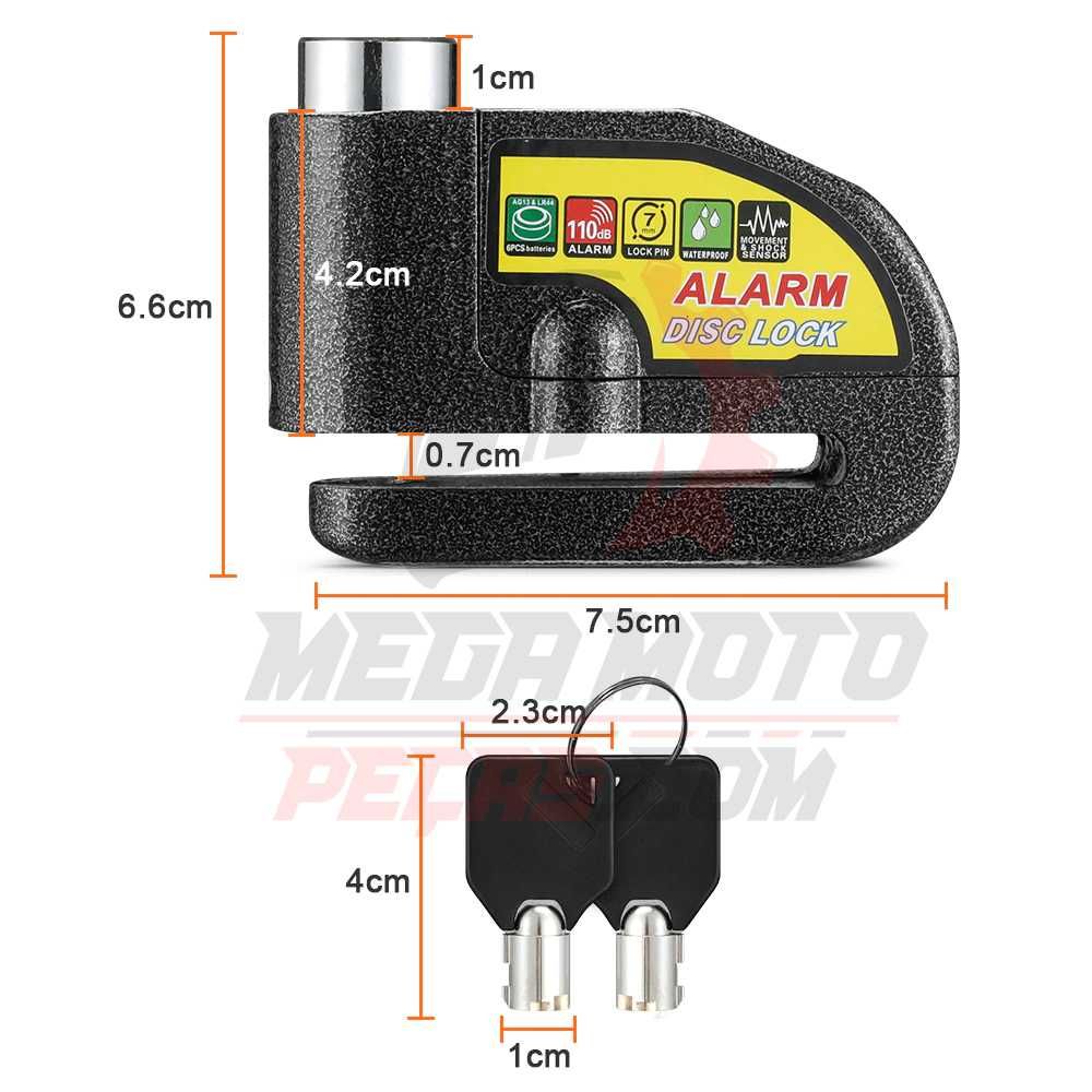 Aloquete / Alarme Universal com Alarme Sonoro