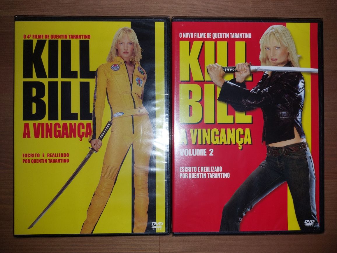 DVDs NOVOS e SELADOS - " Kill Bill a Vingança - 1 & 2 " Tarantino