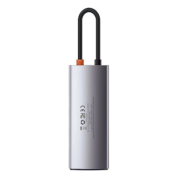 Baseus Metal Gleam 5w1 wielofunkcyjny HUB USB Typ C - USB Typ C Power