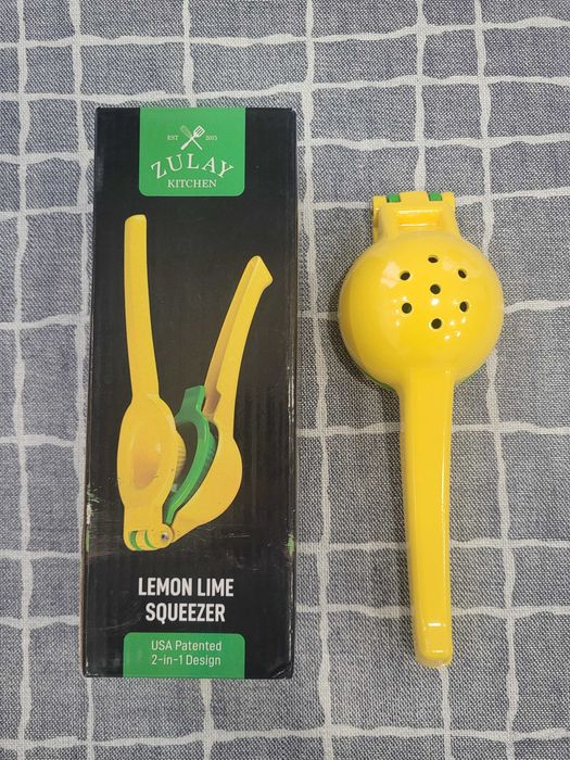 ручний прес для цитрусових Zulay Metal 2-In-1 Lemon Lime Squeezer