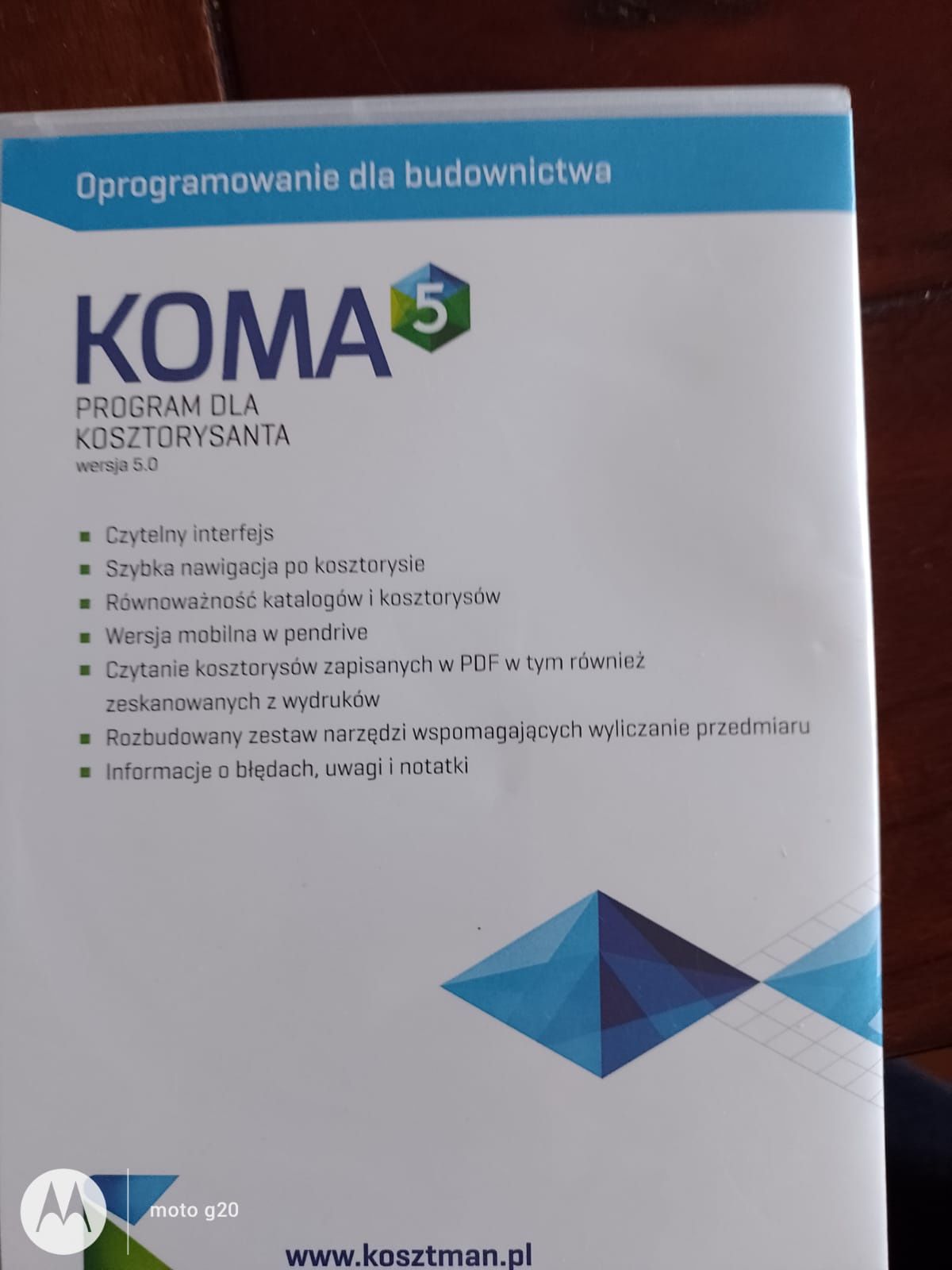 Program do kosztorysowania KOMA wersja 5.0