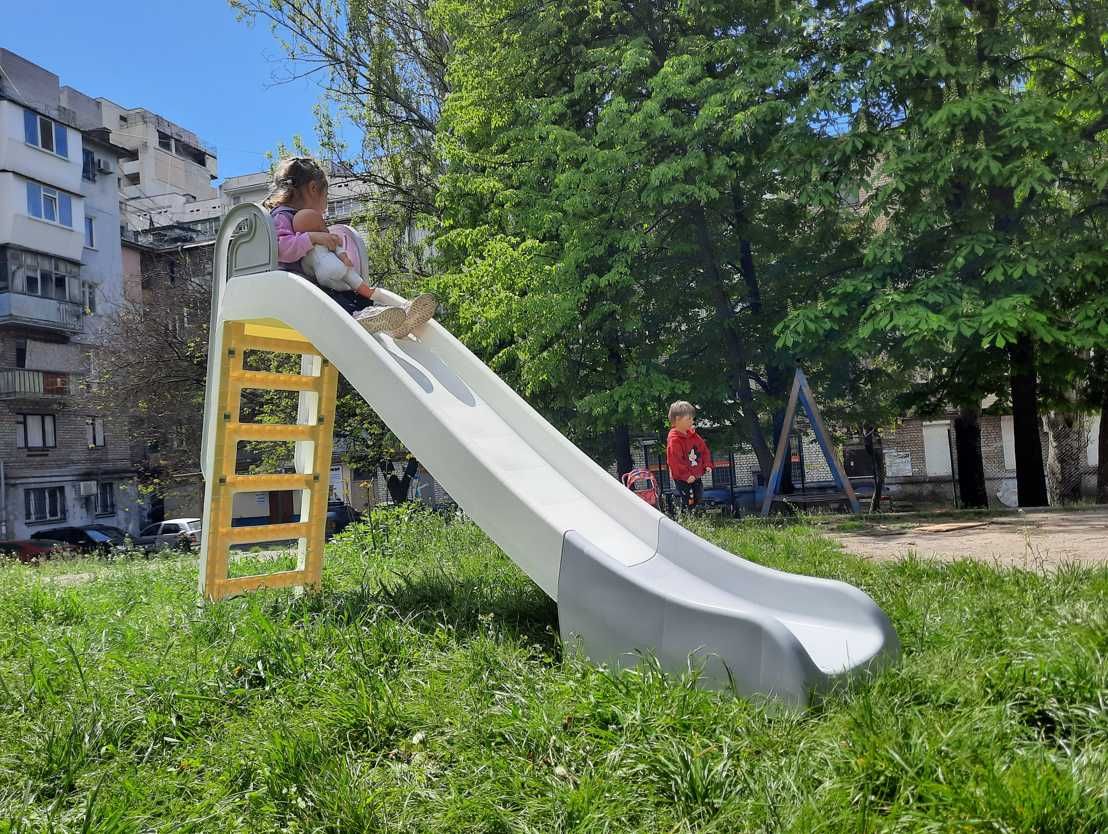 Горка пластиковая 243 долони детская во двор гірка doloni для дому