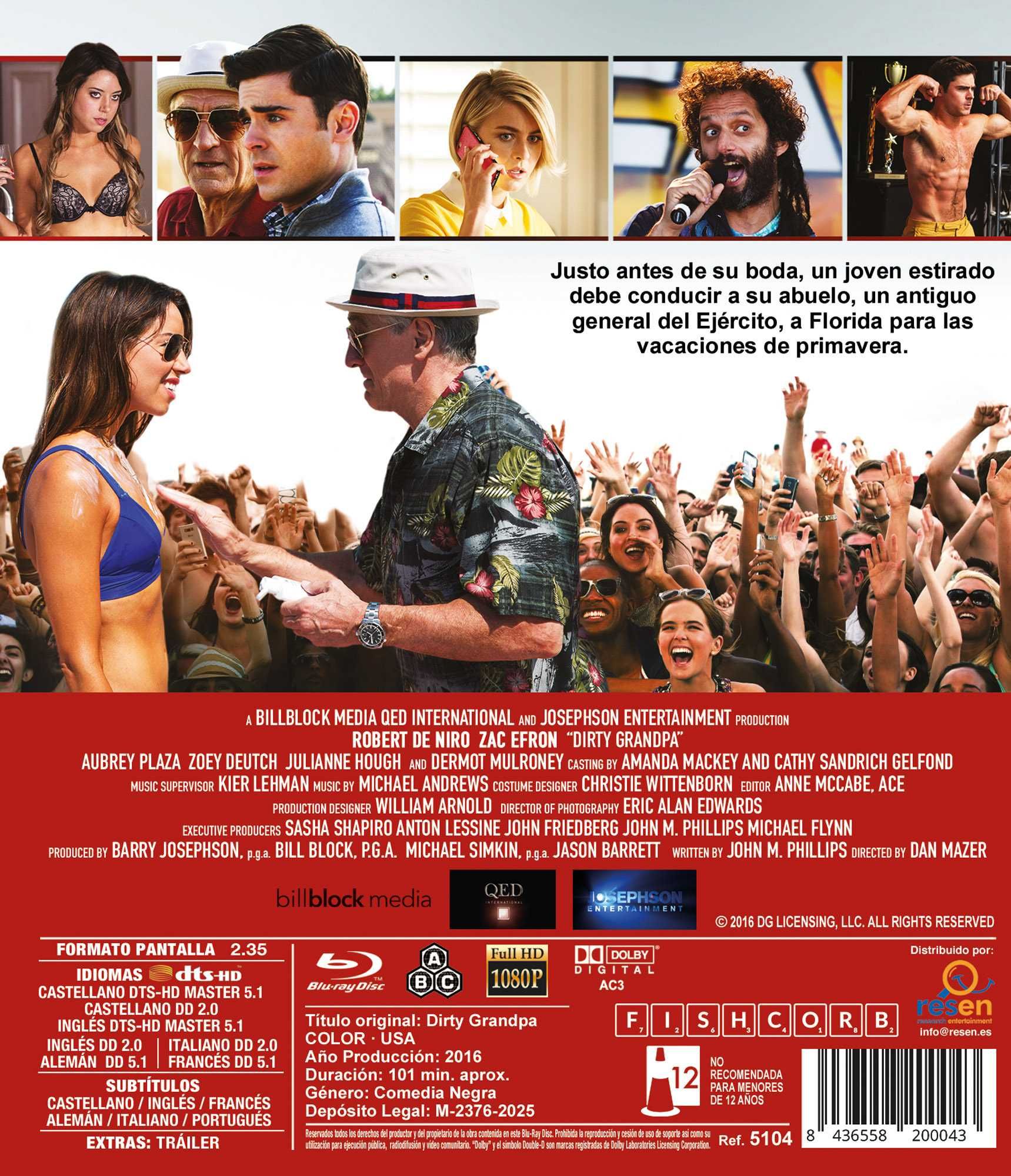 Dirty Grandpa/Um Avô Muito à Frente (Blu-Ray)-Importado