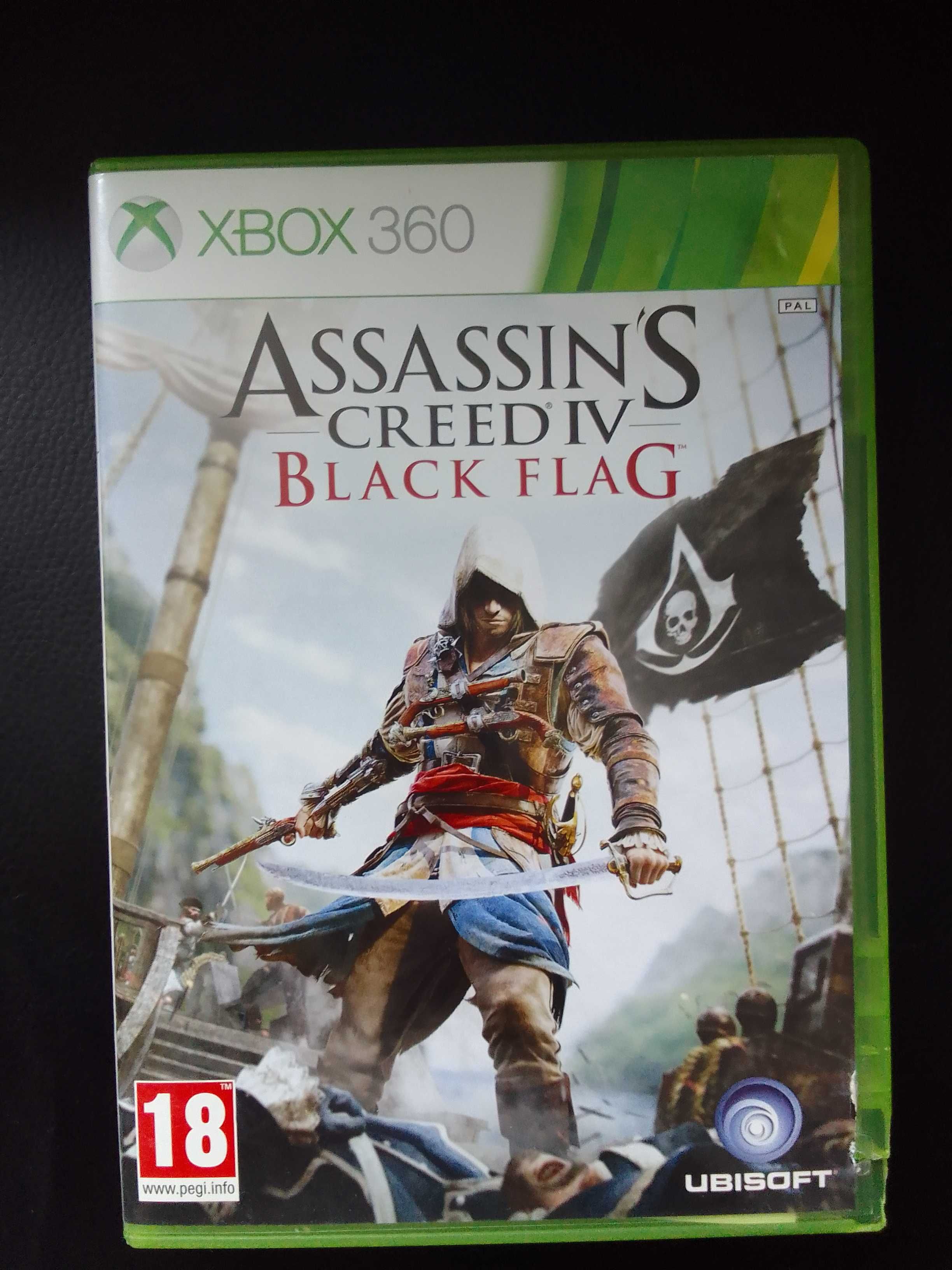 Dwie gry ASSASSINS CREED - Black flag IVRevelations - xbox 360