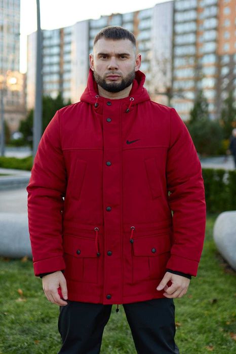 Мужская зимняя парка Nike водонепроникна зимова куртка найк (до -30°C)