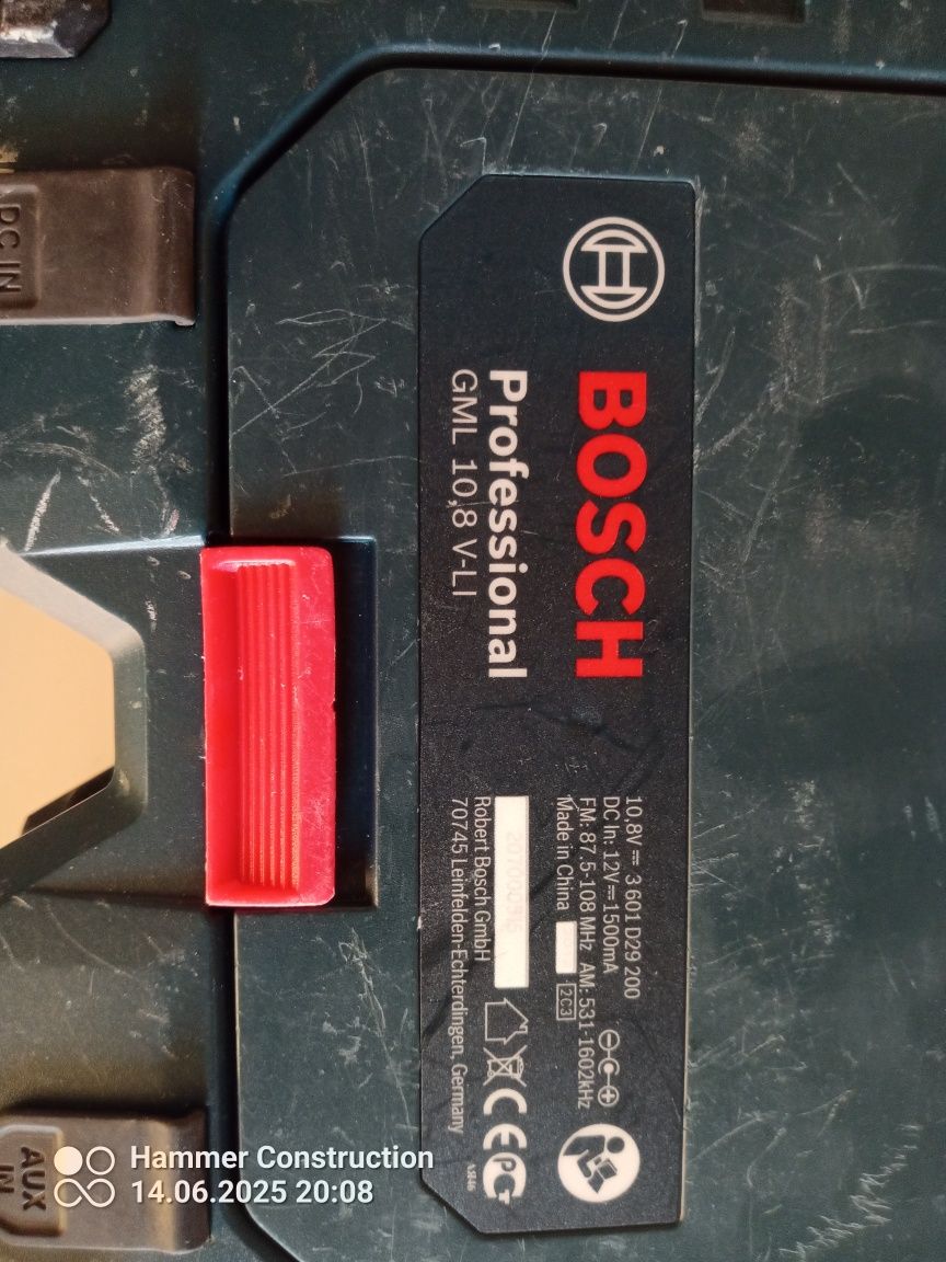 Radio bosch GML 10,8