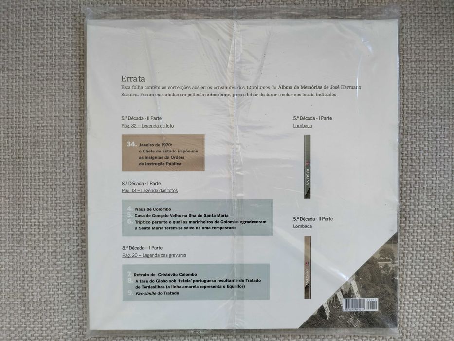 Álbum de Memórias de José Hermano Saraiva (12 Volumes)