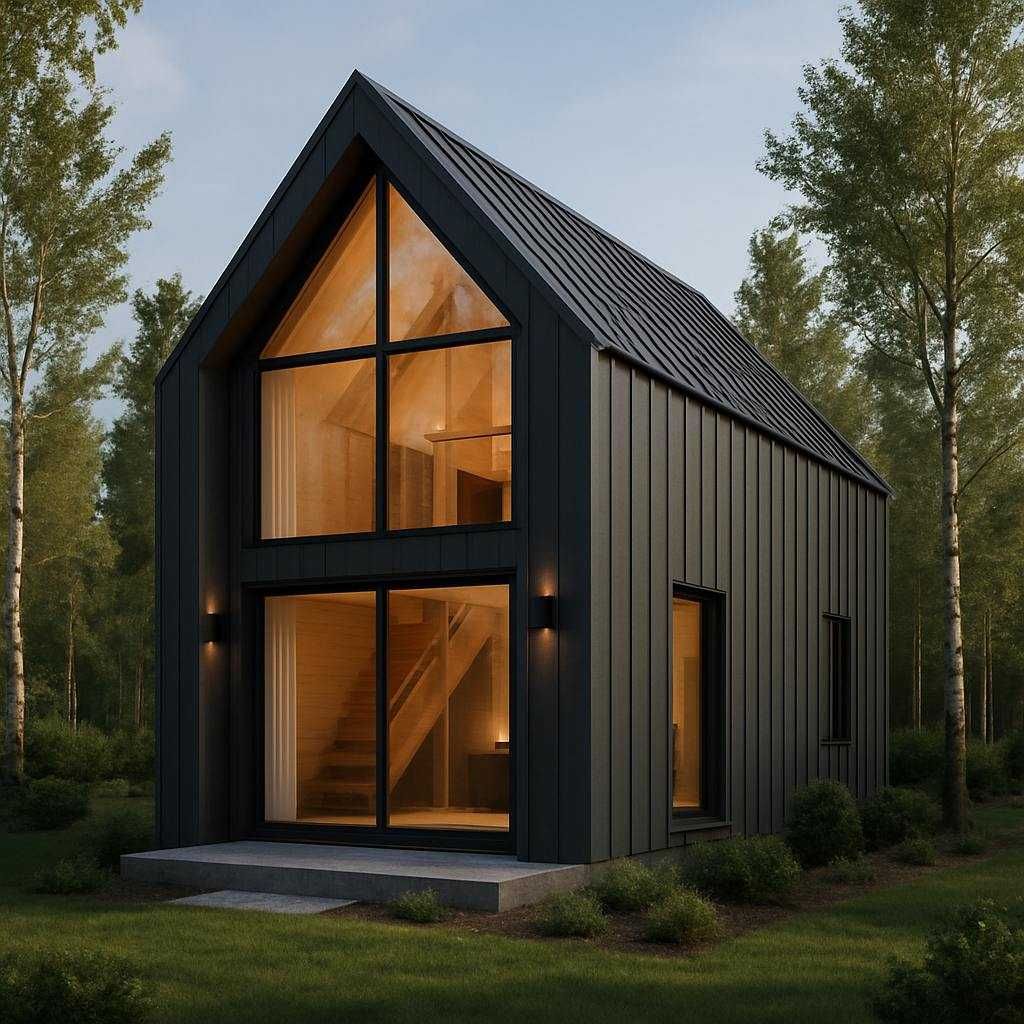 Domek szkieletowy do 35m2 na zgłoszenie - OD PROJEKTU POD KLUCZ!