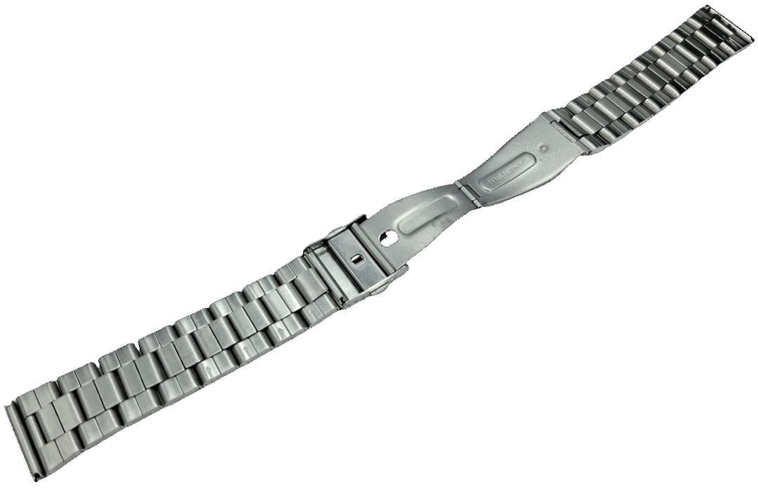 Bransoleta bransoletka do zegarka elegancka 22 mm stal nierdzewna