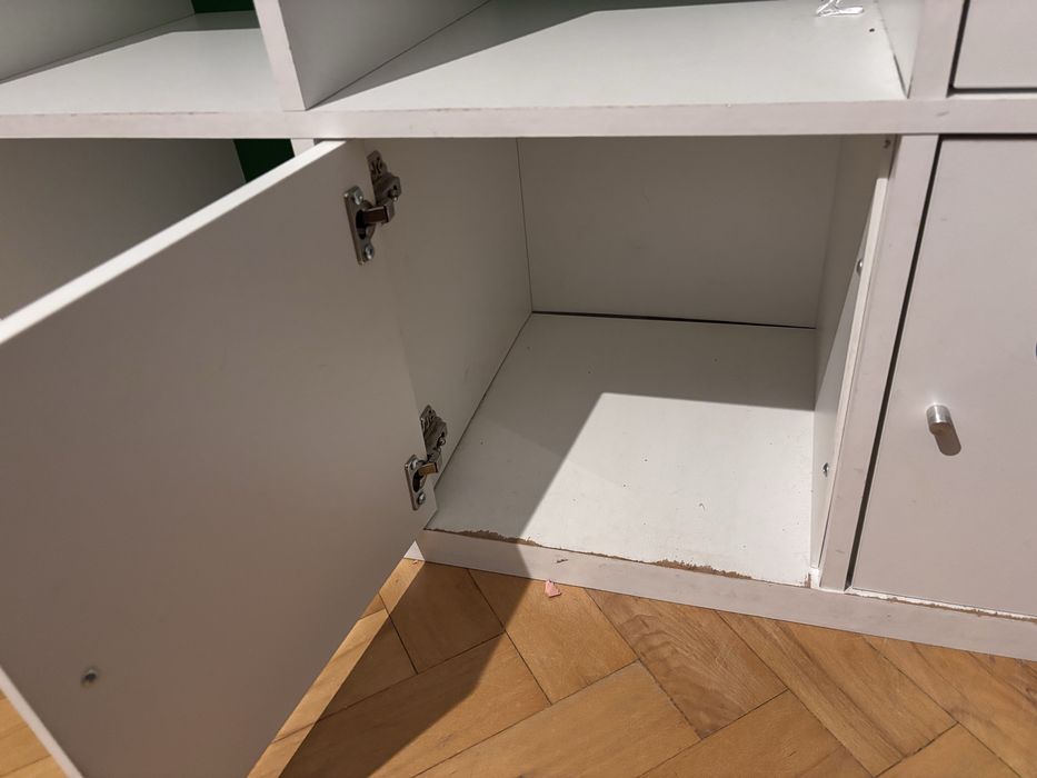 Szafka kallax z wkladem szafki i szuflad