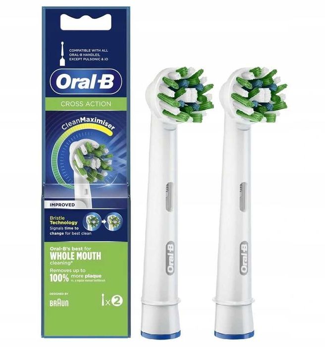 Końcówki do szczotek ORAL-B CrossAction 2 szt.