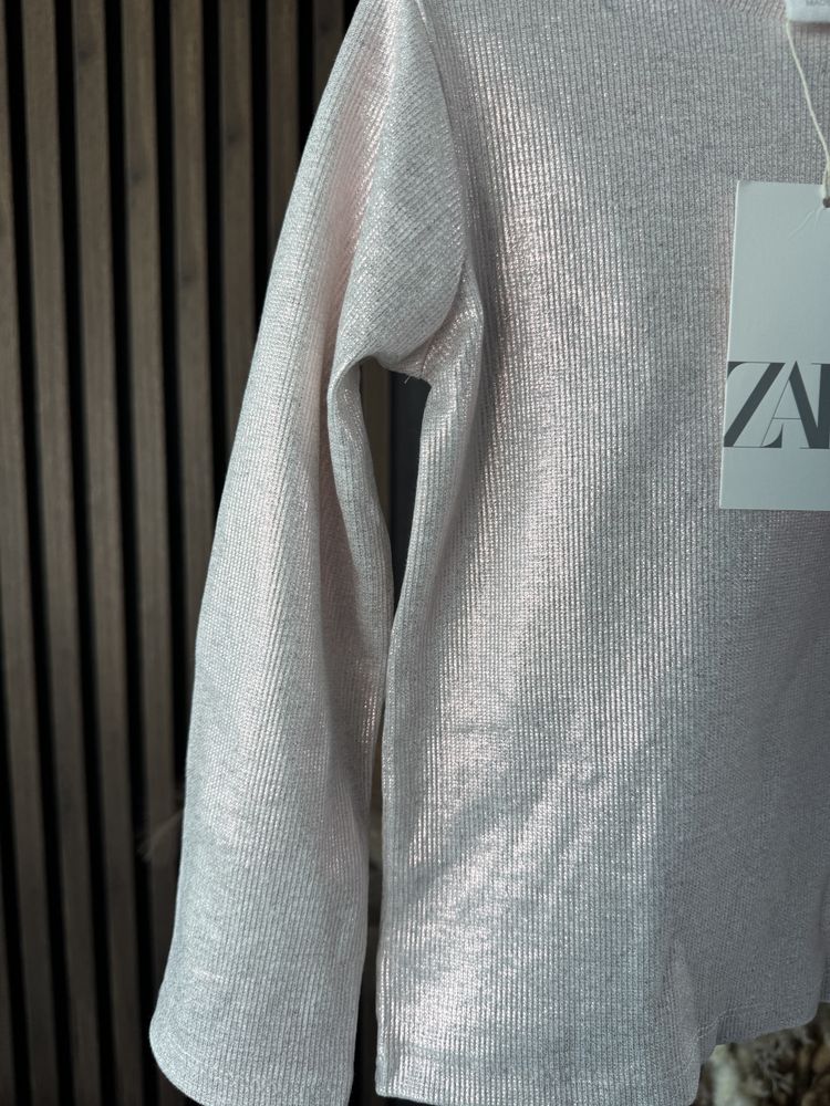 Bluzka błyszcząca zara 104