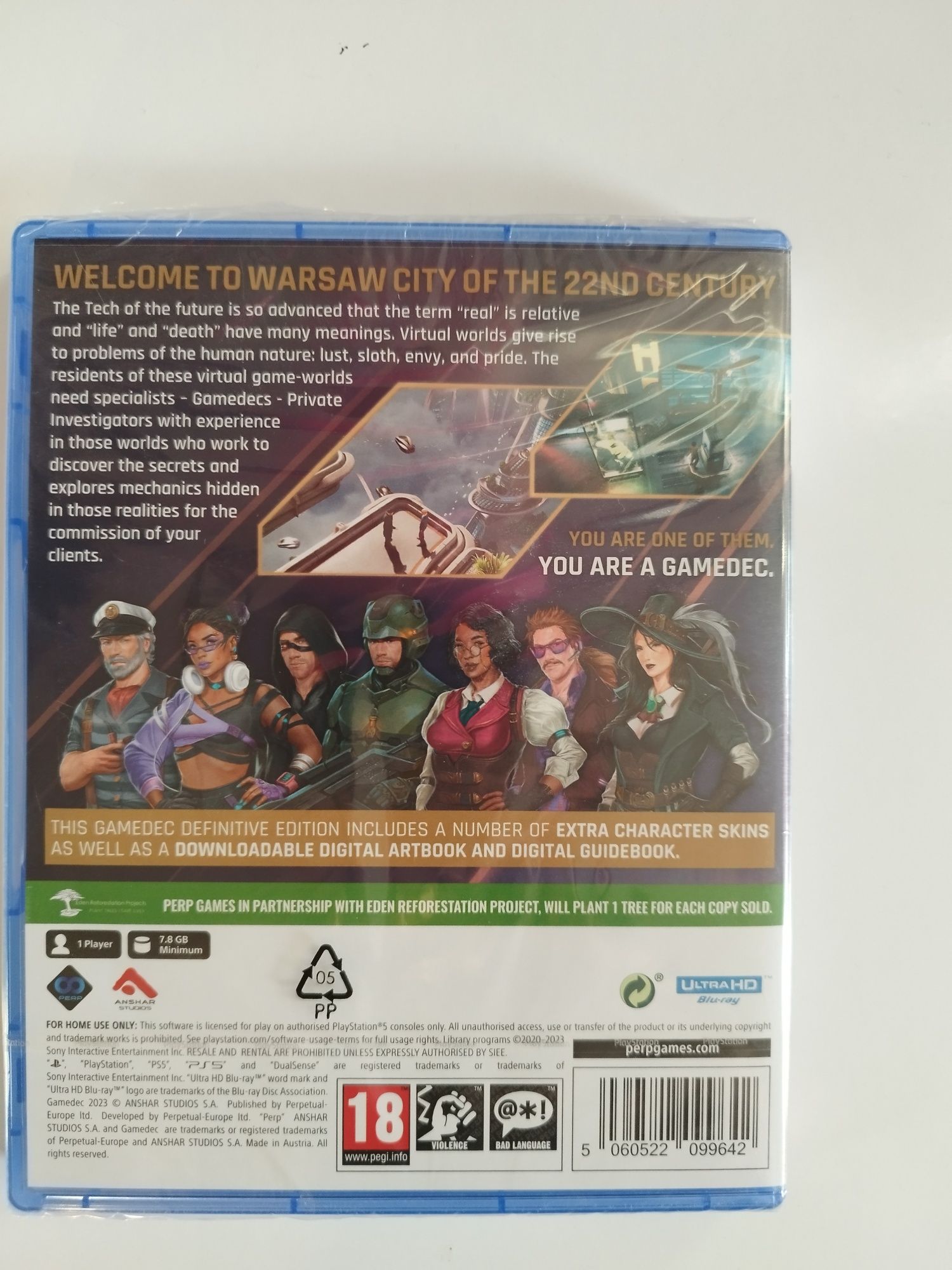 Gra gamedec definitive edition na konsole ps5