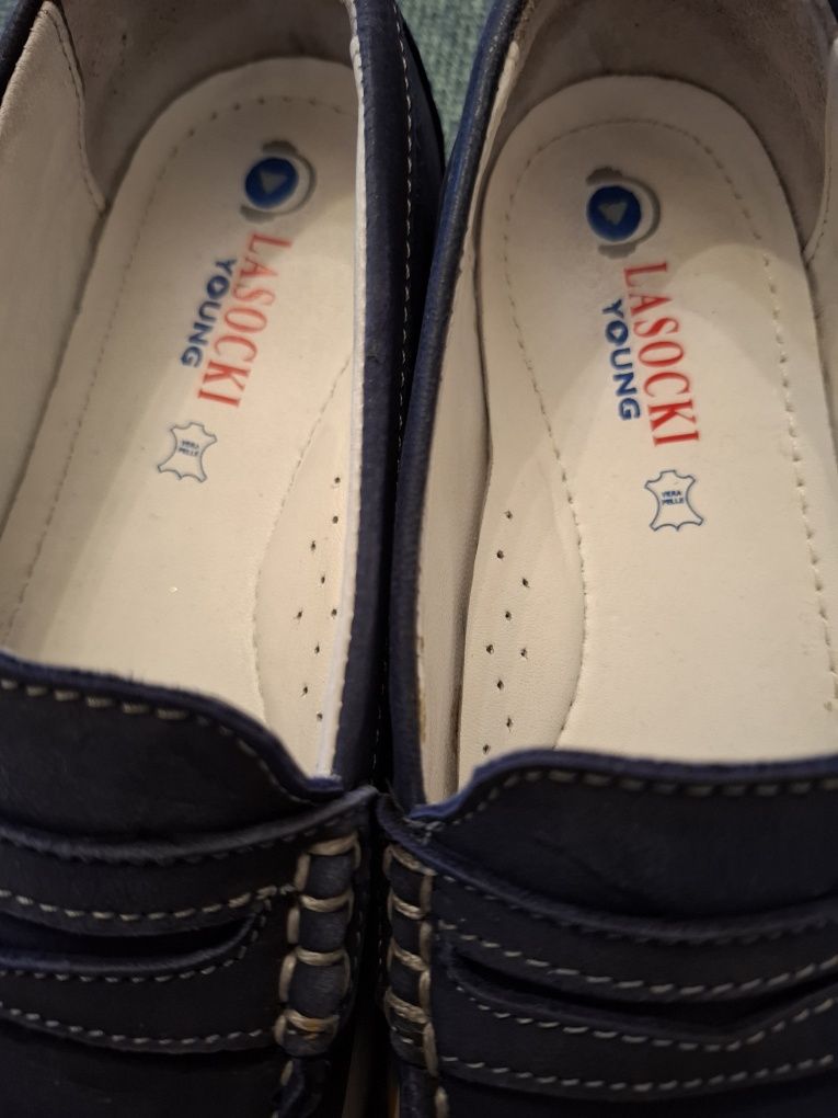 Mokasyny Lasocki 31 Skóra