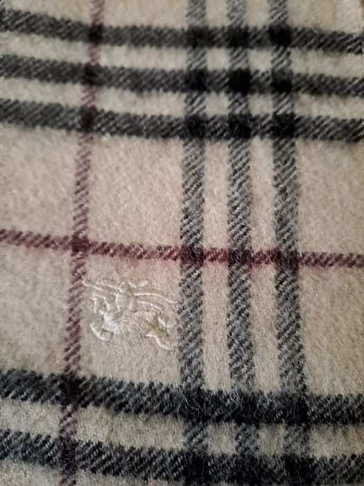 Orginalny Szalik Burberry 100% wełna, super stan