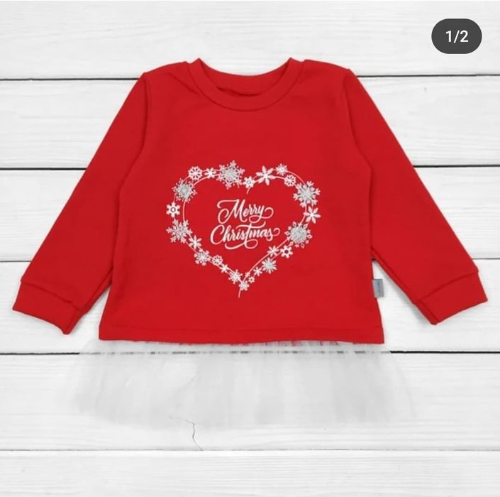 Новорічна туніка,  светр 86-98 см