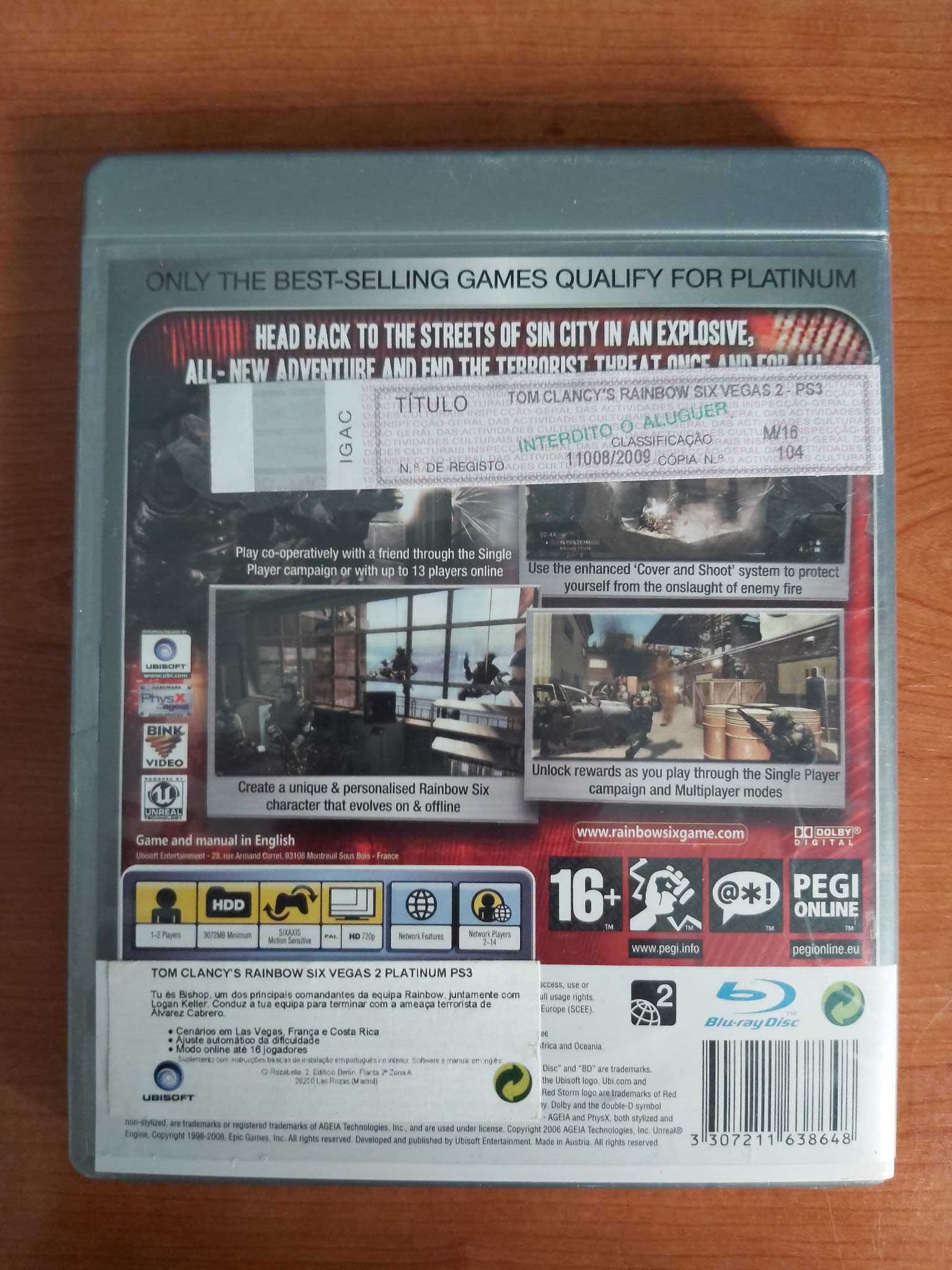 rainbow Six Vegas 2 ps3