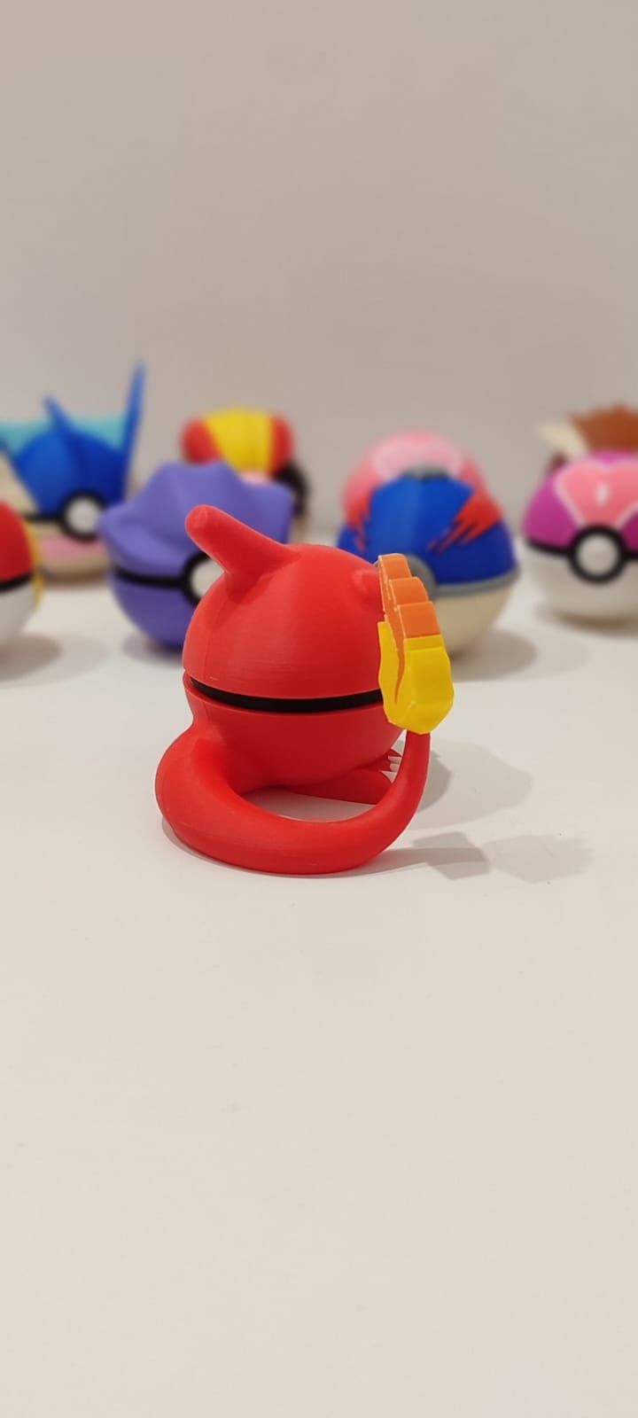 Charmeleon pokeball pokemon 3d